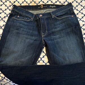7 For All Mankind Indigo Denim Jeans